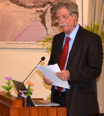 Dr. David Molden, Director General of the International Center for Integrated Mountain Development